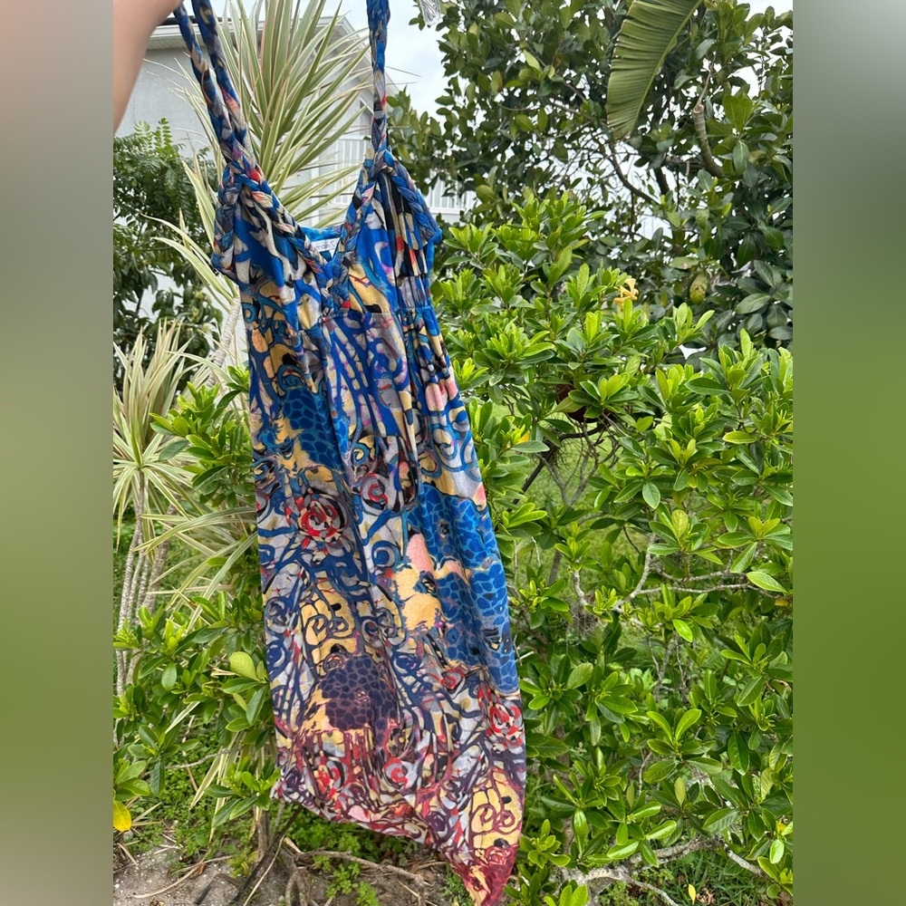 Colourful Maxi Dress, comfortable